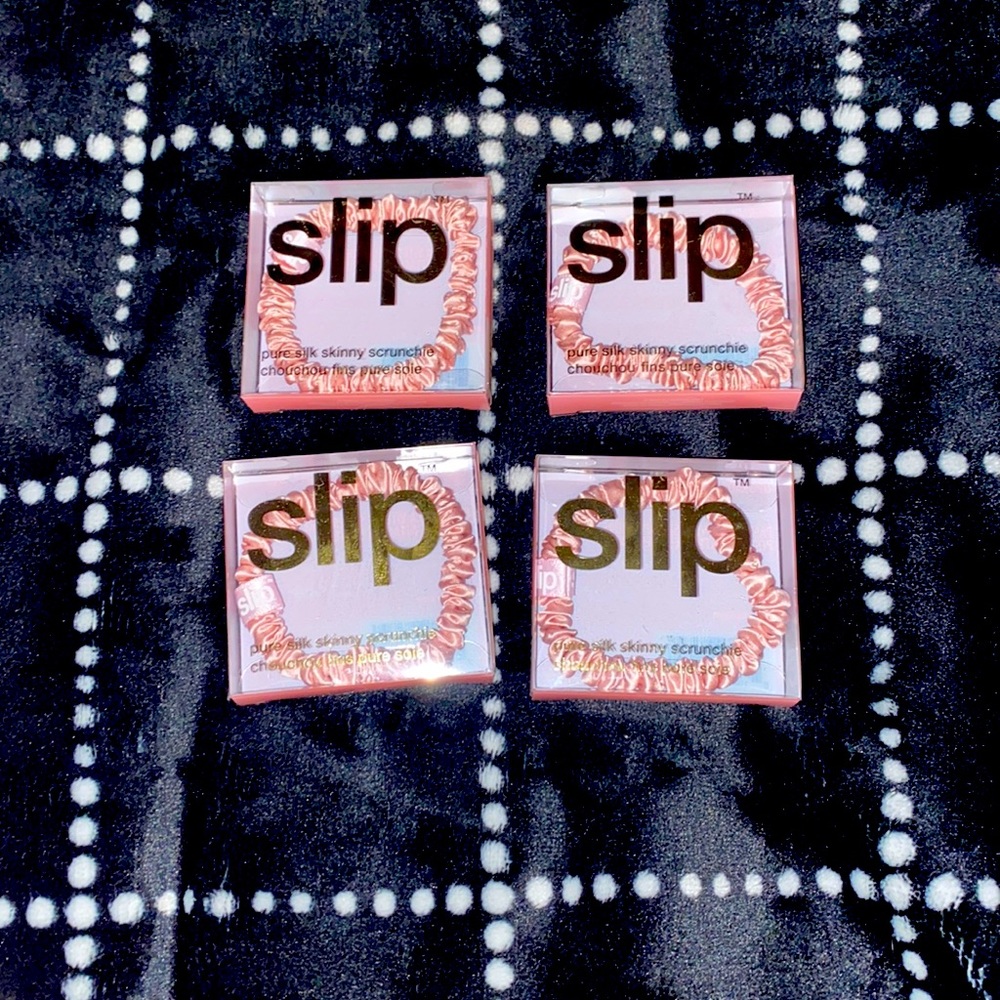 SLIP silk scrunchies